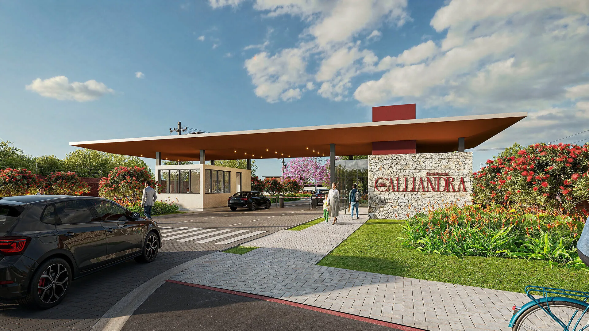 Perspectiva do Residencial Calliandra