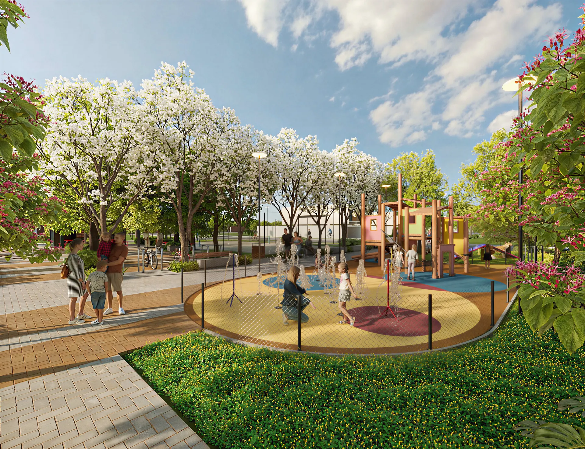 Spray park do Calliandra